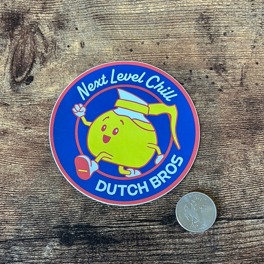 Dutch Bros Next Level Chill Sticker